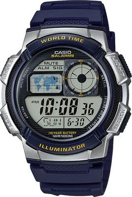AE-1000W-2A  -  Японские наручные часы Casio Collection AE-1000W-2A с хронографом