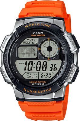 AE-1000W-4B  -  Японские наручные часы Casio Collection AE-1000W-4B с хронографом