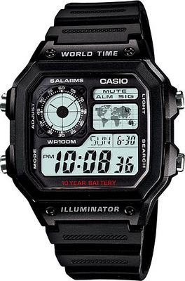 AE-1200WH-1A  -  Японские наручные часы Casio Collection AE-1200WH-1A