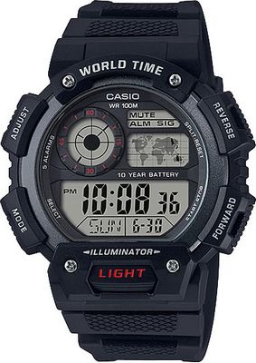 AE-1400WH-1A  -  Японские наручные часы Casio Collection AE-1400WH-1A с хронографом