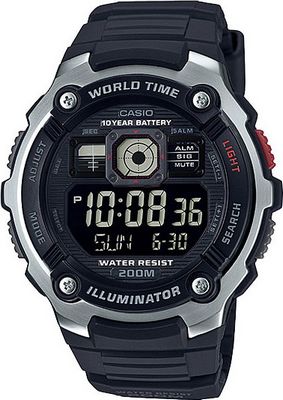 AE-2000W-1B  -  Японские наручные часы Casio Collection AE-2000W-1B с хронографом