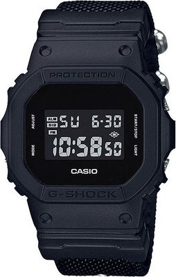 DW-5600BBN-1E  -  Японские наручные часы Casio G-SHOCK DW-5600BBN-1E с хронографом