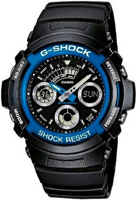 AW-591-2A -  Японские наручные часы Casio G-SHOCK AW-591-2A с хронографом